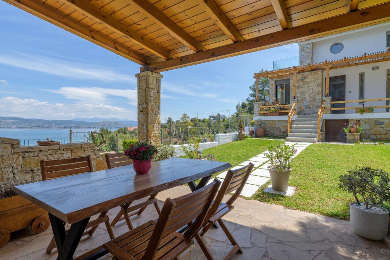 Crystal Beach Villa Chalkís Exterior foto