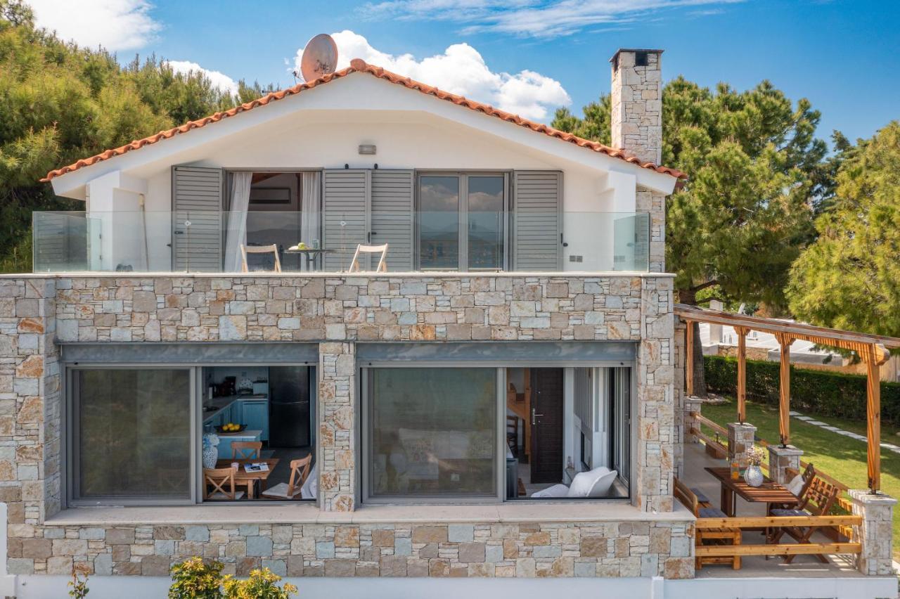 Crystal Beach Villa Chalkís Exterior foto