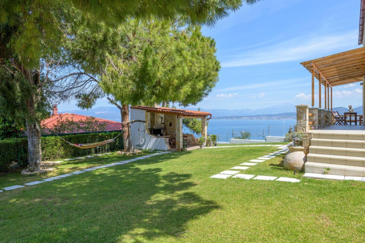Crystal Beach Villa Chalkís Exterior foto
