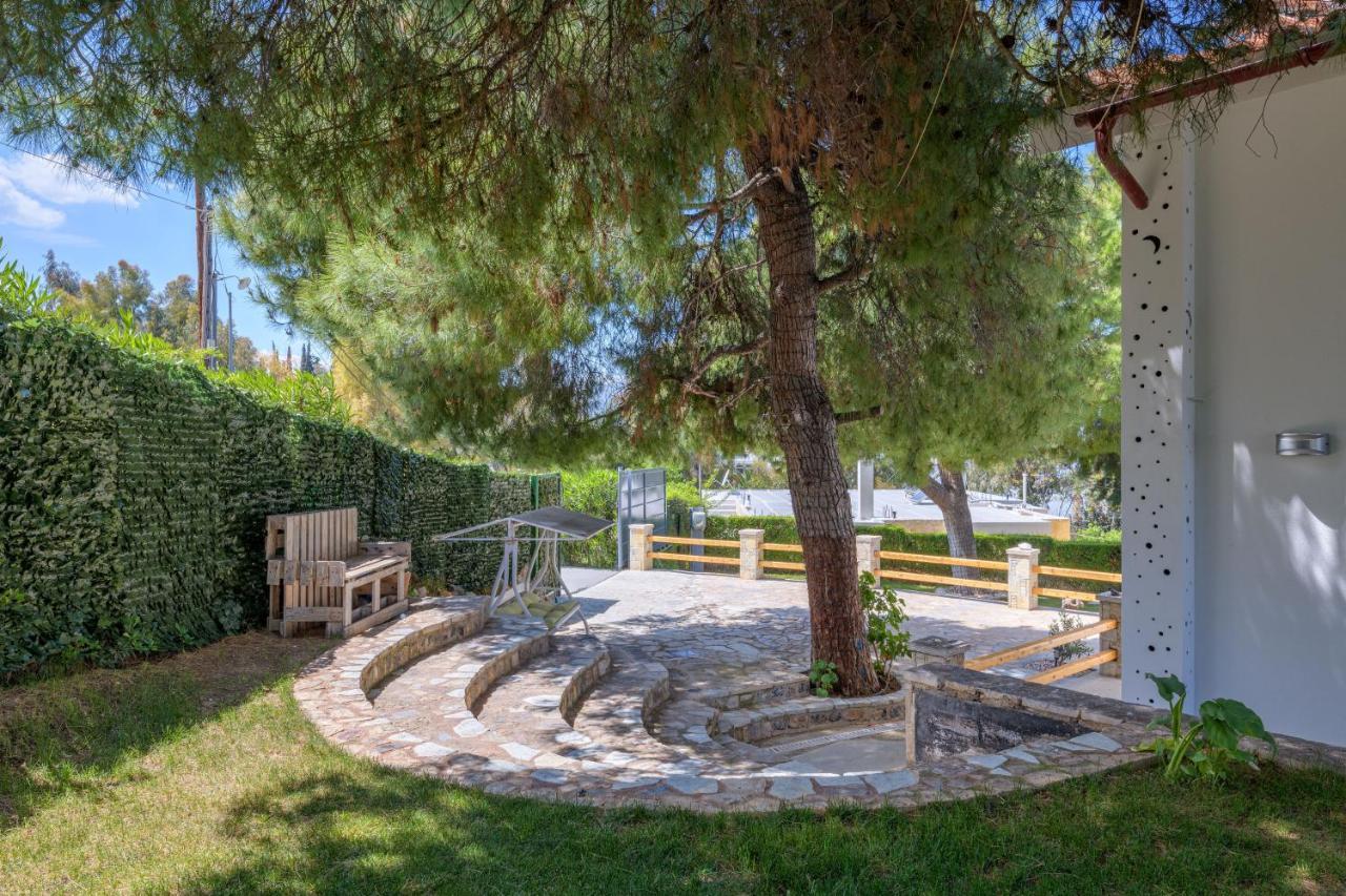 Crystal Beach Villa Chalkís Exterior foto