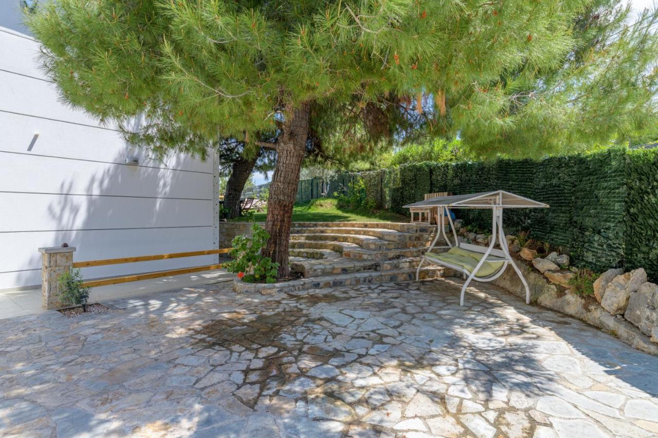Crystal Beach Villa Chalkís Exterior foto