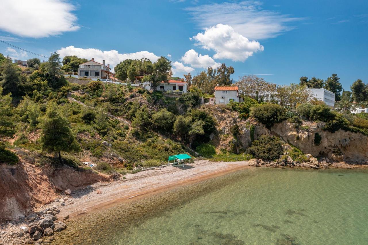 Crystal Beach Villa Chalkís Exterior foto