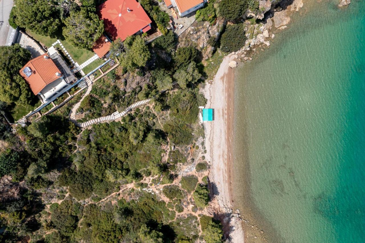 Crystal Beach Villa Chalkís Exterior foto